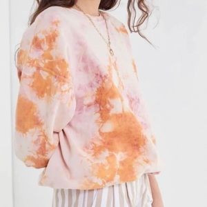 URBAN OUTFITTERS renewal recycled tie-dye crew